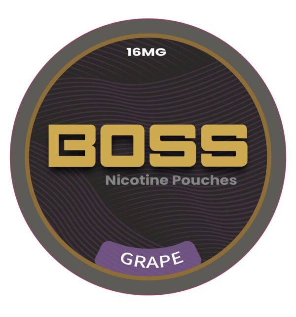 BOSS Nicotine Pouches Grape – 16mg | Dubai & UAE Fast Delivery