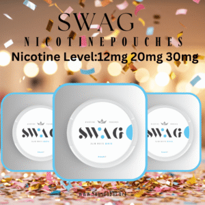 Swag Nicotine Pouches – Slim All-White Snus Dubai & UAE
