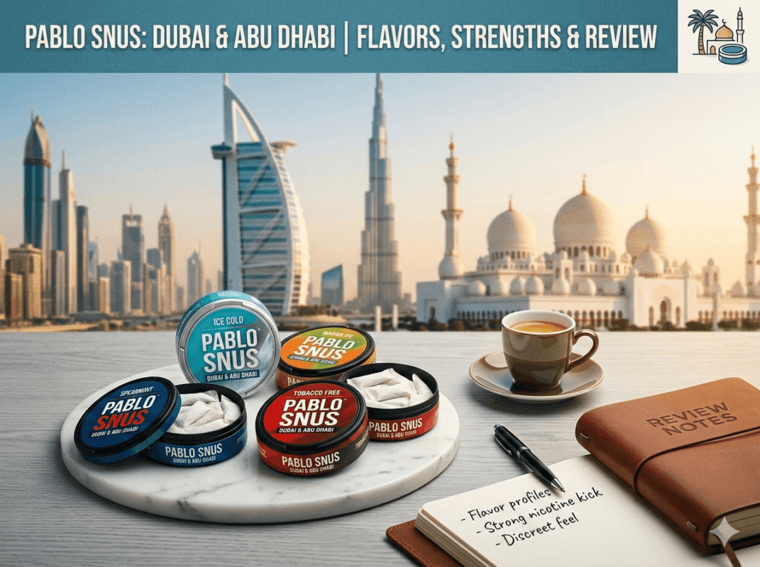 Pablo Snus Dubai & Abu Dhabi – Flavors, Strengths & Review