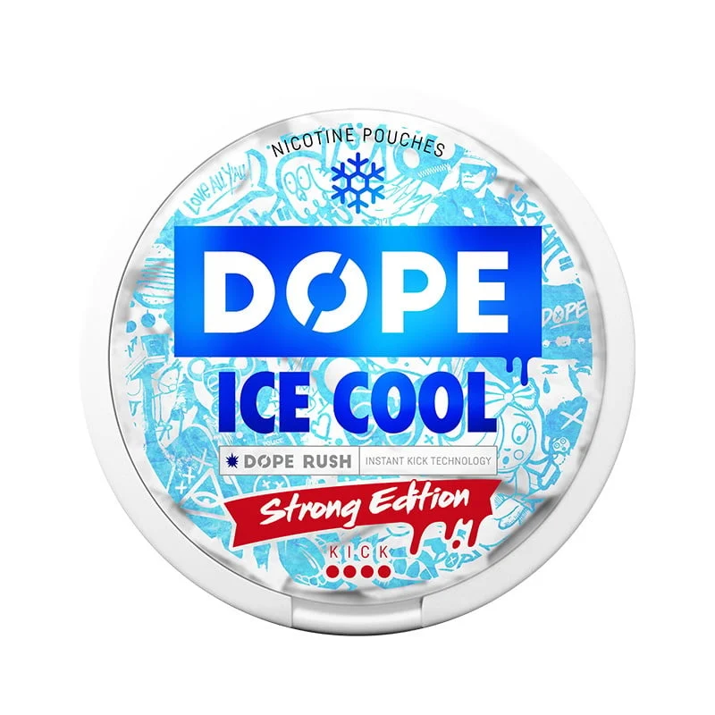 DOPE Ice Cool 16mg nicotine pouches can