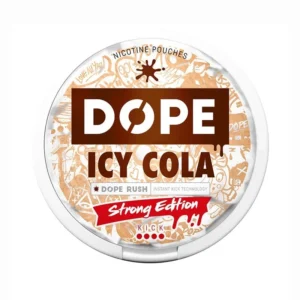 DOPE Icy Cola 16mg nicotine pouches can