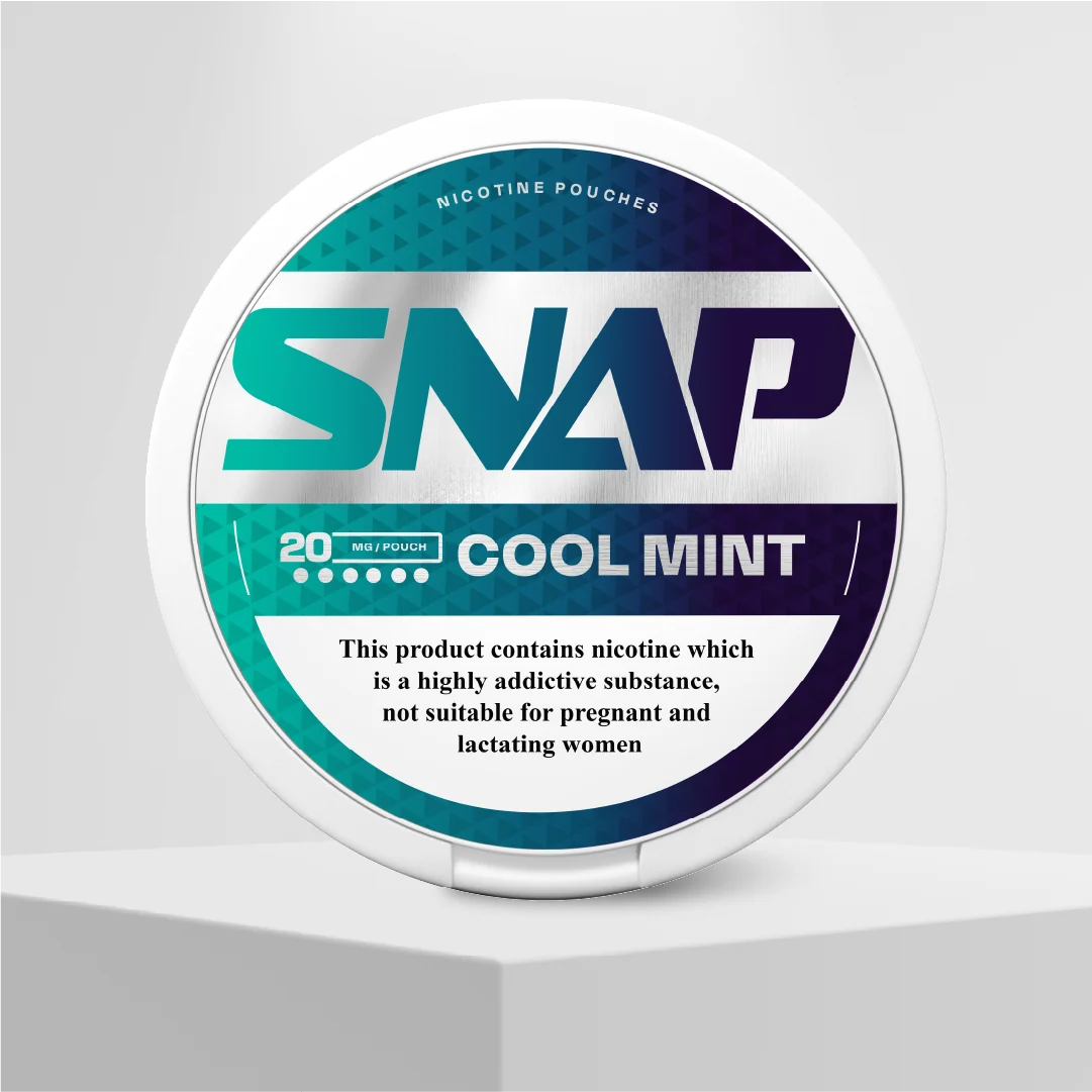 SNAP Cool Mint 20mg nicotine pouches can UAE