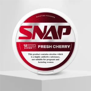 SNAP Fresh Cherry 12mg nicotine pouches can