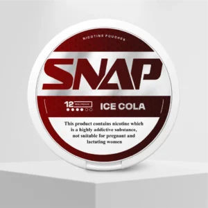 SNAP Ice Cola 12mg nicotine pouches can