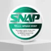 SNAP Spearmint 20mg nicotine pouches can